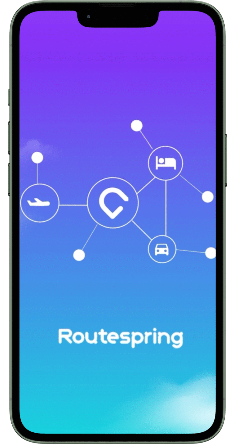 Screenshot of Routespring mobile app interface 2